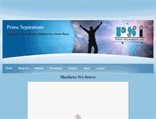 Tablet Screenshot of primeseparations.com